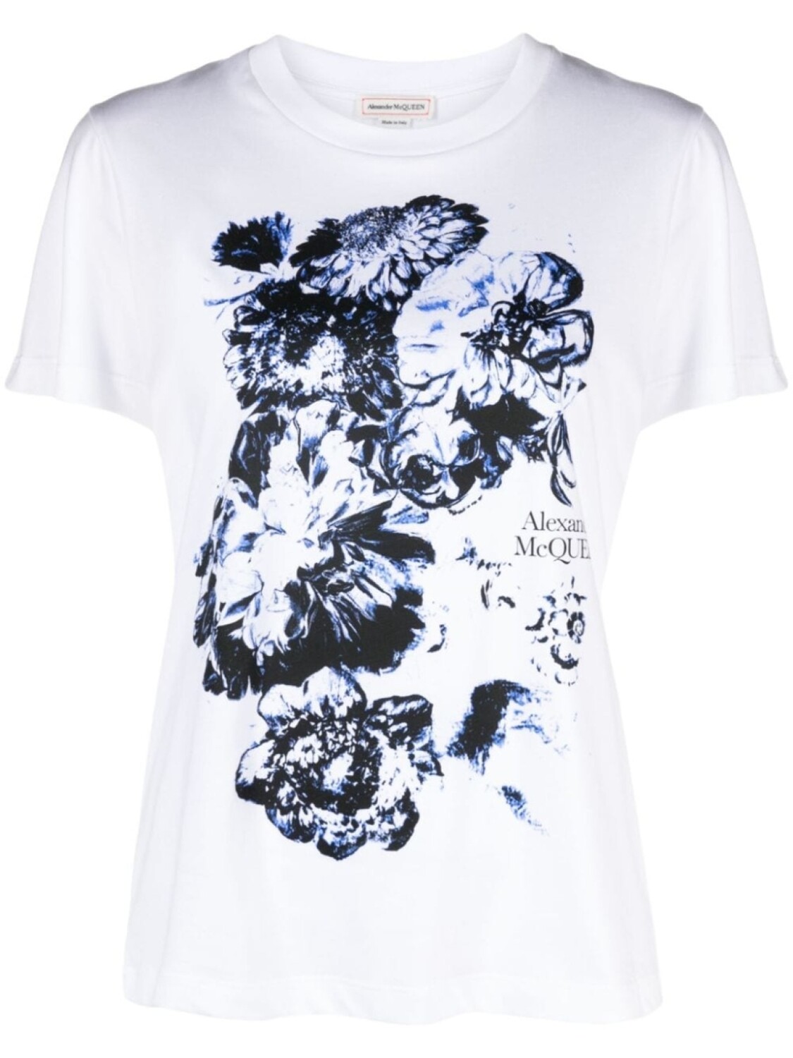 

Alexander McQueen футболка Chiaroscuro, белый
