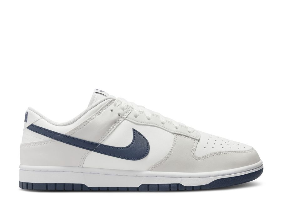 

Кроссовки Nike Dunk Low, цвет White Midnight Navy