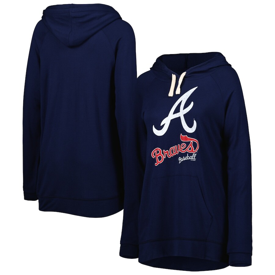 

Пуловер с капюшоном Touch Atlanta Braves, нави