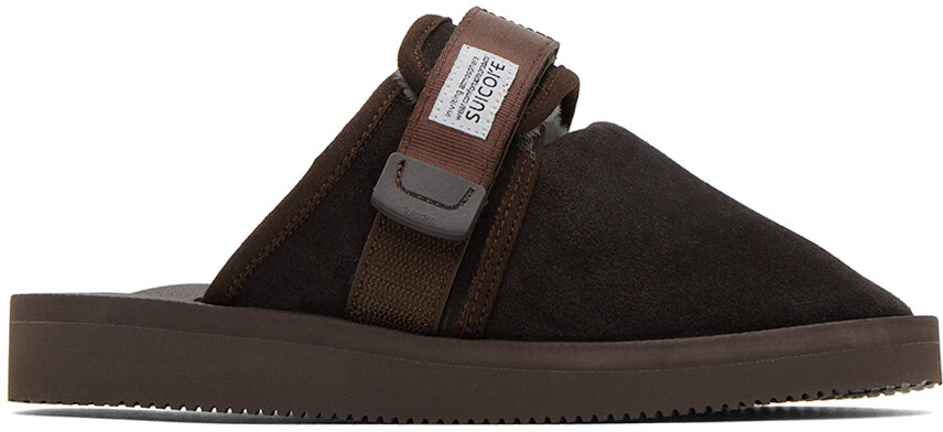 

Коричневые тапочки Suicoke ZAVO-MAB