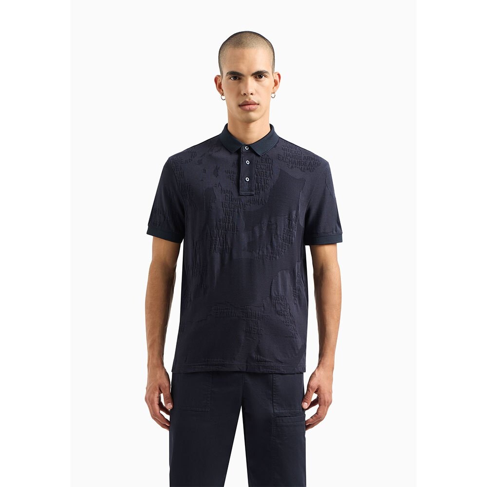 

Поло Armani Exchange 3DZFLG_ZJ85Z, синий
