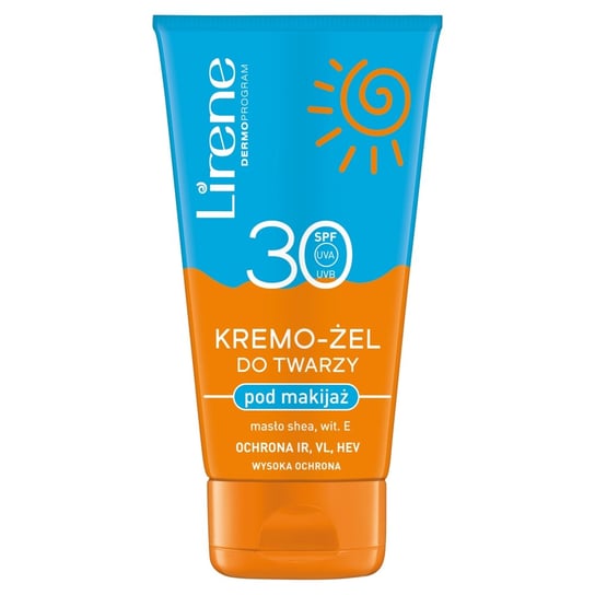 Крем-гель Lirene Sunscreen для лица под макияж SPF 30 50мл