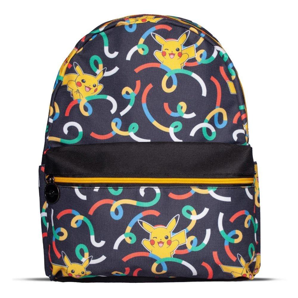 Мини-рюкзак с сублимационной печатью Pikachu, черный (MP045500POK) Pokemon, черный набор pokemon рюкзак pikachu mini кружка для свч