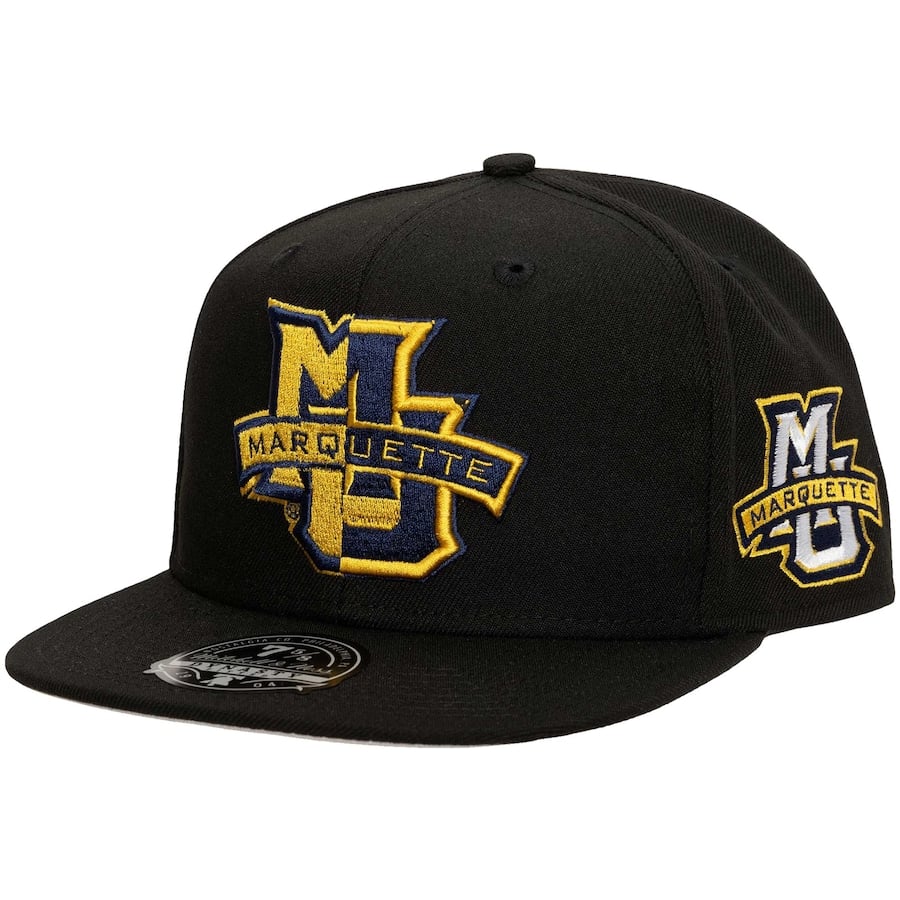 

Бейсболка Mitchell & Ness Marquette Golden Eagles, черный