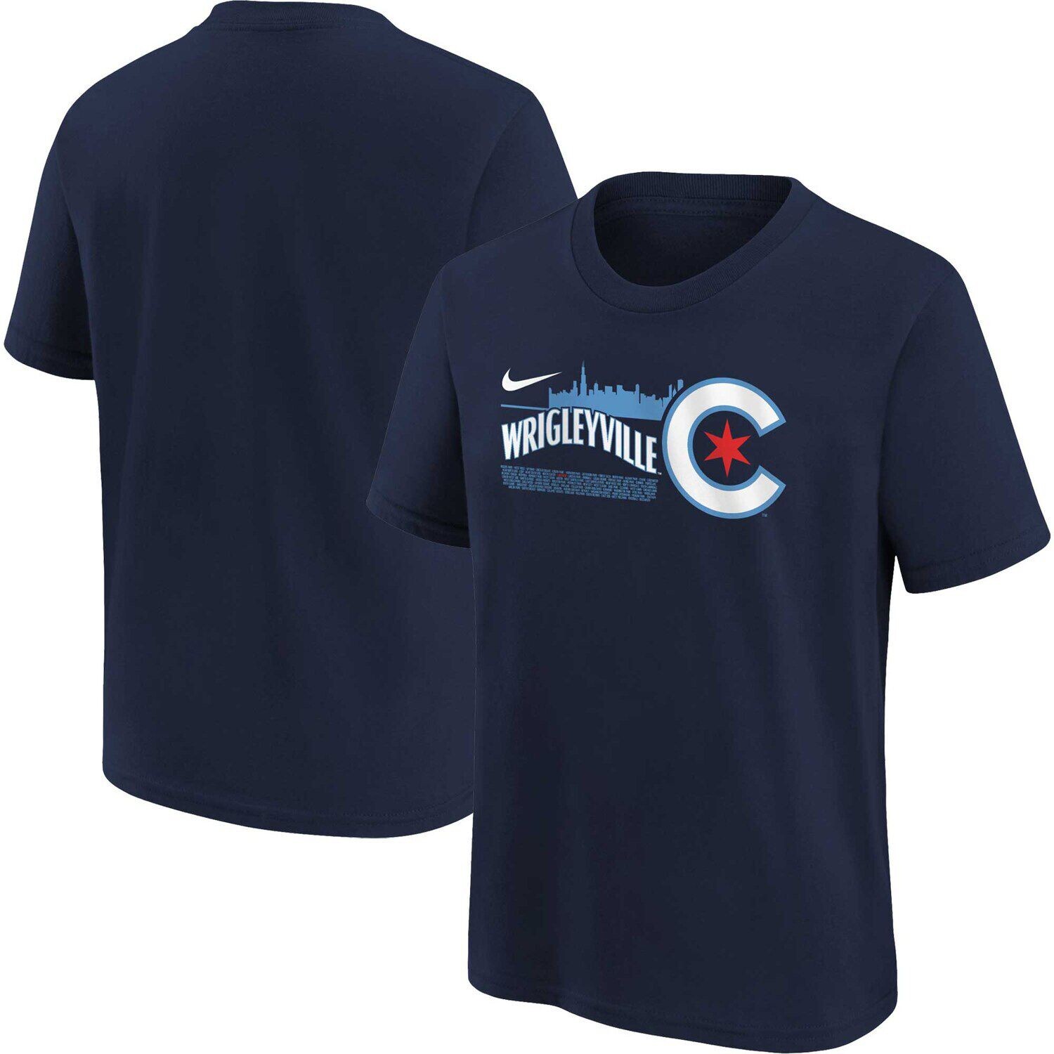 

Темно-синяя футболка Nike Chicago Cubs City Connect для дошкольников Nike, Синий