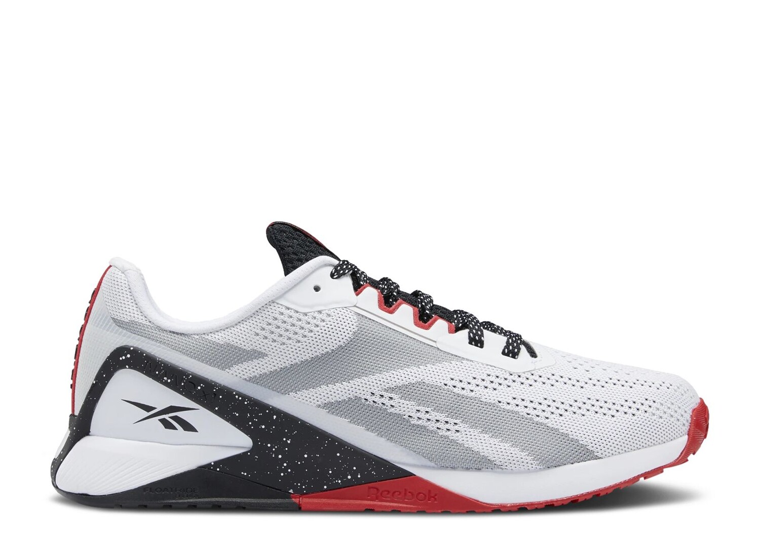 

Кроссовки Reebok Nano X1 'White Black Vector Red', белый
