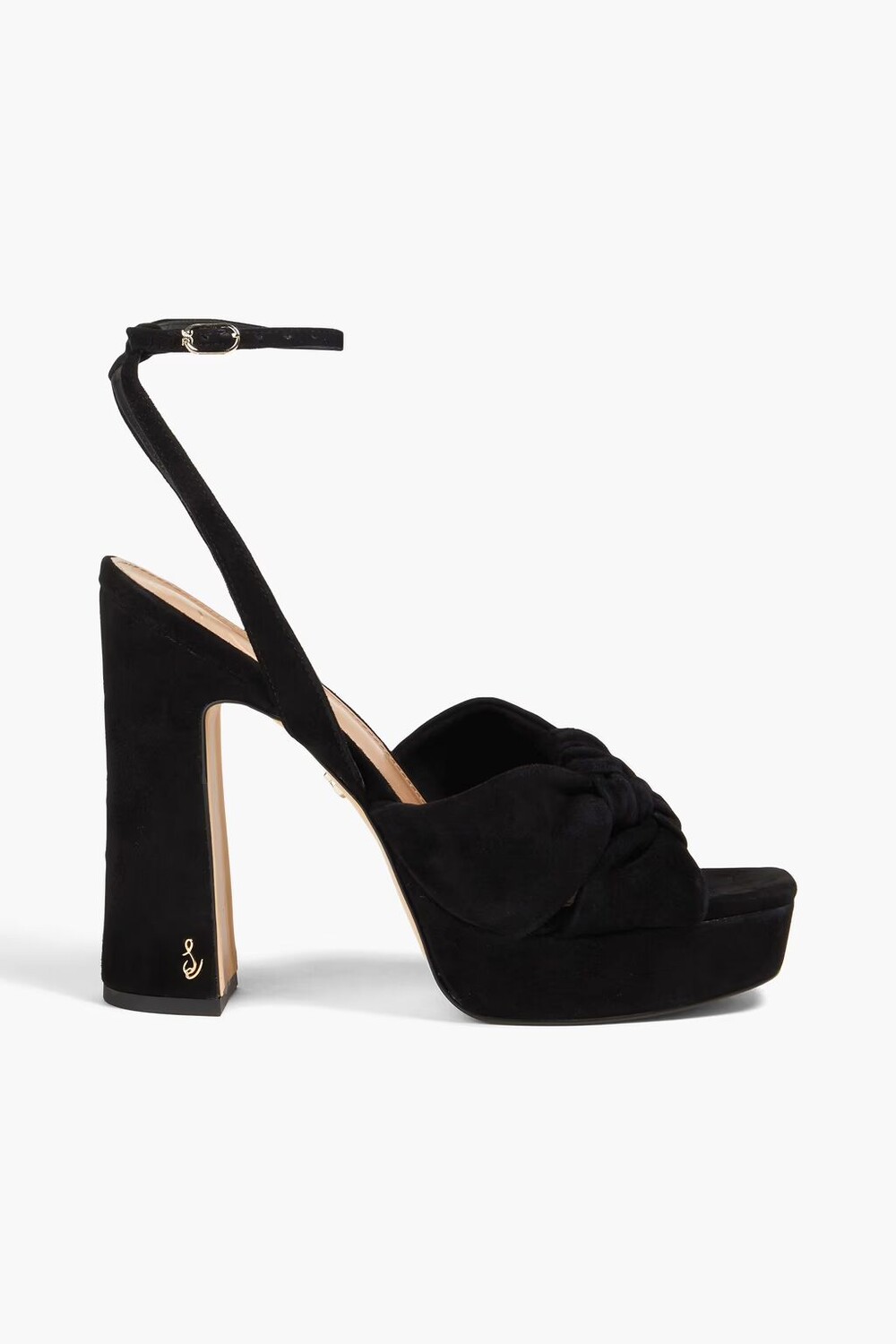 

Kristen замшевые босоножки на платформе с завязками Sam Edelman, черный
