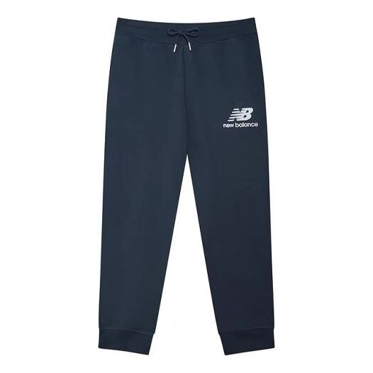 

Штаны Essentials Stacked Logo спортивные штаны New Balance, синий