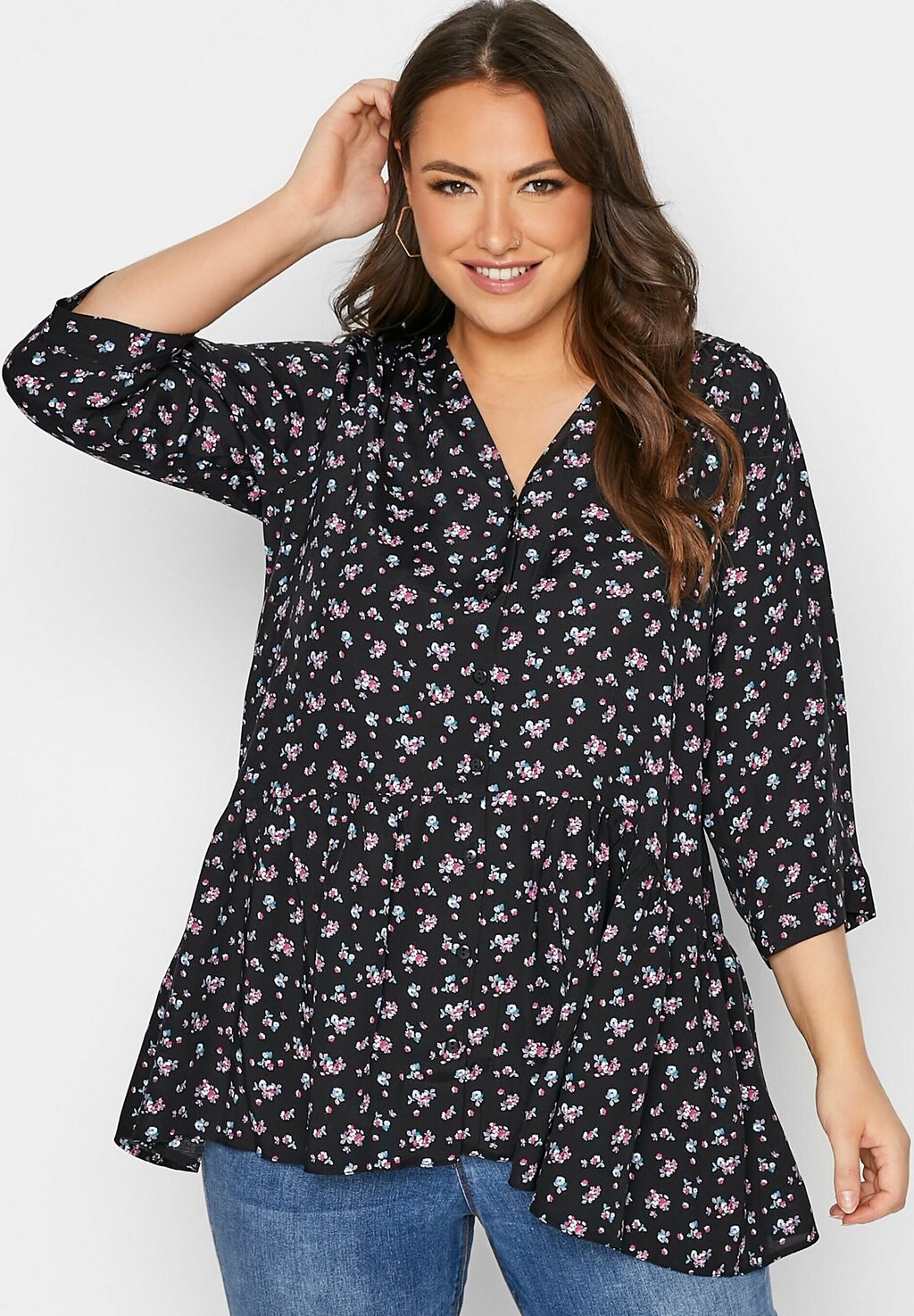 

Блузка SMOCK Yours Clothing, цвет black