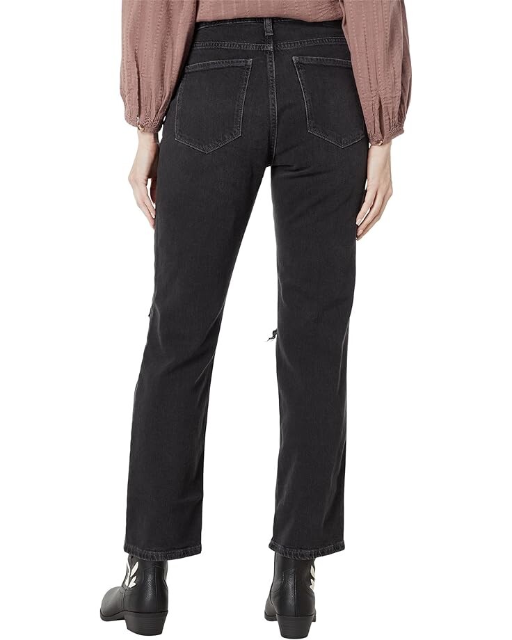 

Джинсы Lucky Brand High-Rise Zoe Straight in Rainstorm Destructed, цвет Rainstorm Destructed