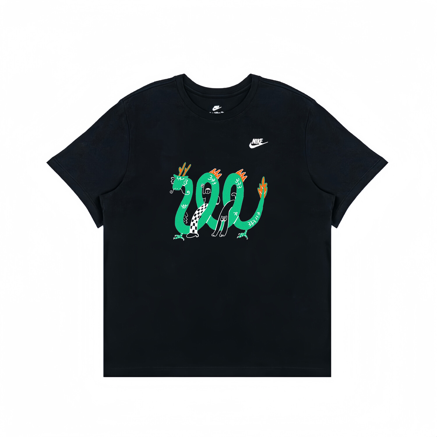 

Футболка унисекс черная Nike, черный
