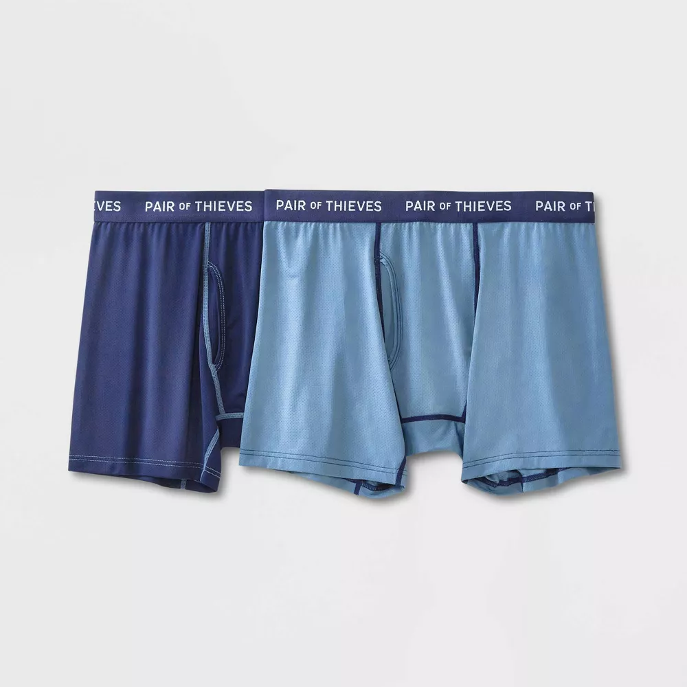 

Пара мужских трусов-боксеров Thieves Super Fit, 2 шт. Pair of Thieves, цвет Blue