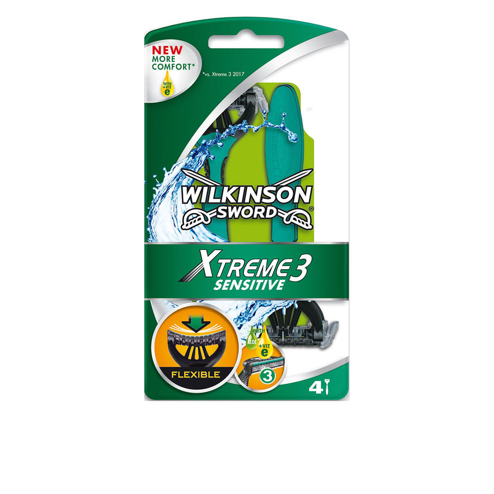 цена Бритва Xtreme-3 sensitive maquinilla desechable Wilkinson, 4 шт