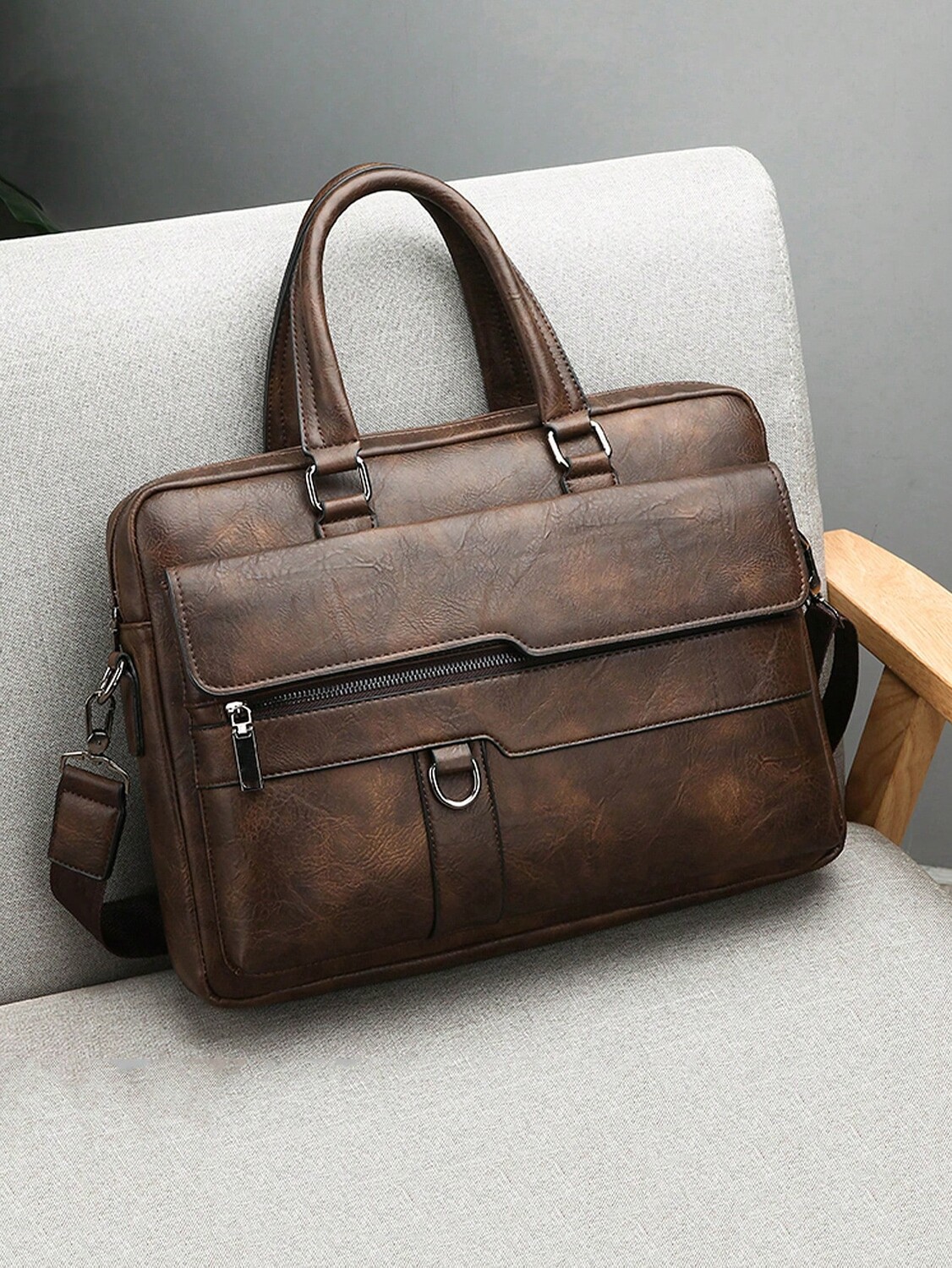 Портфель деловой, коричневый