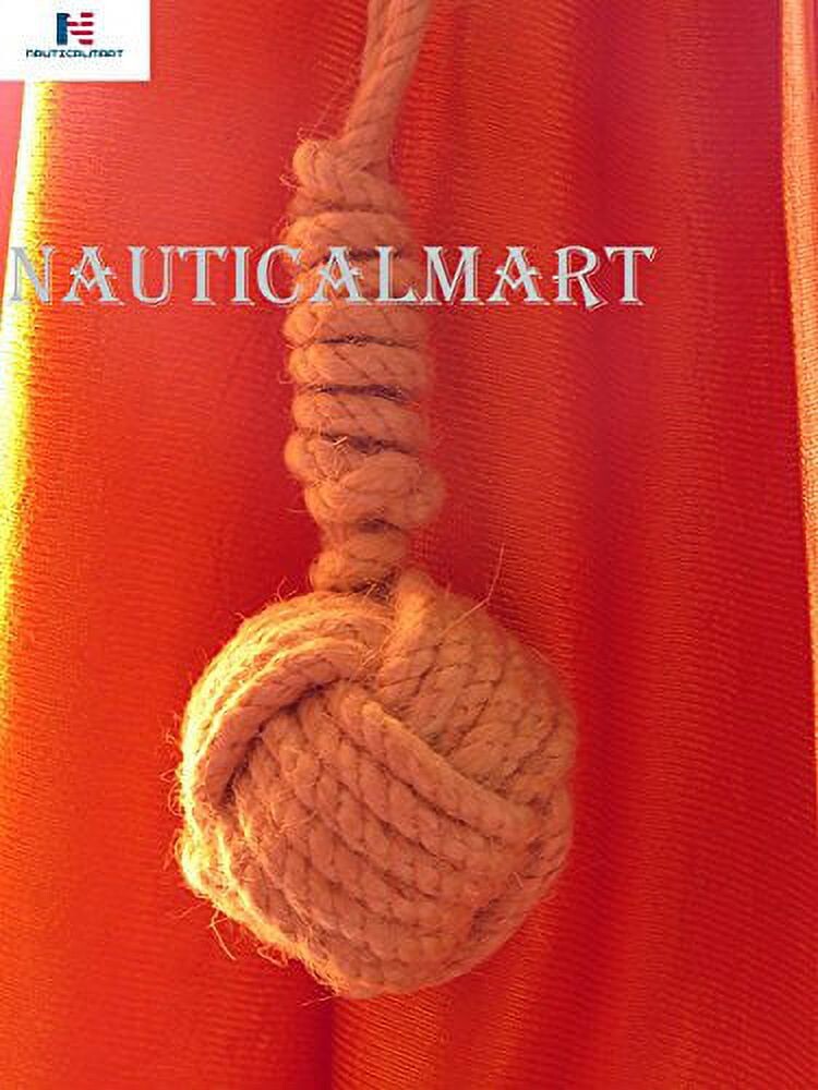 

Подхват для штор в морском стиле NAUTICALMART 2 шт, белый