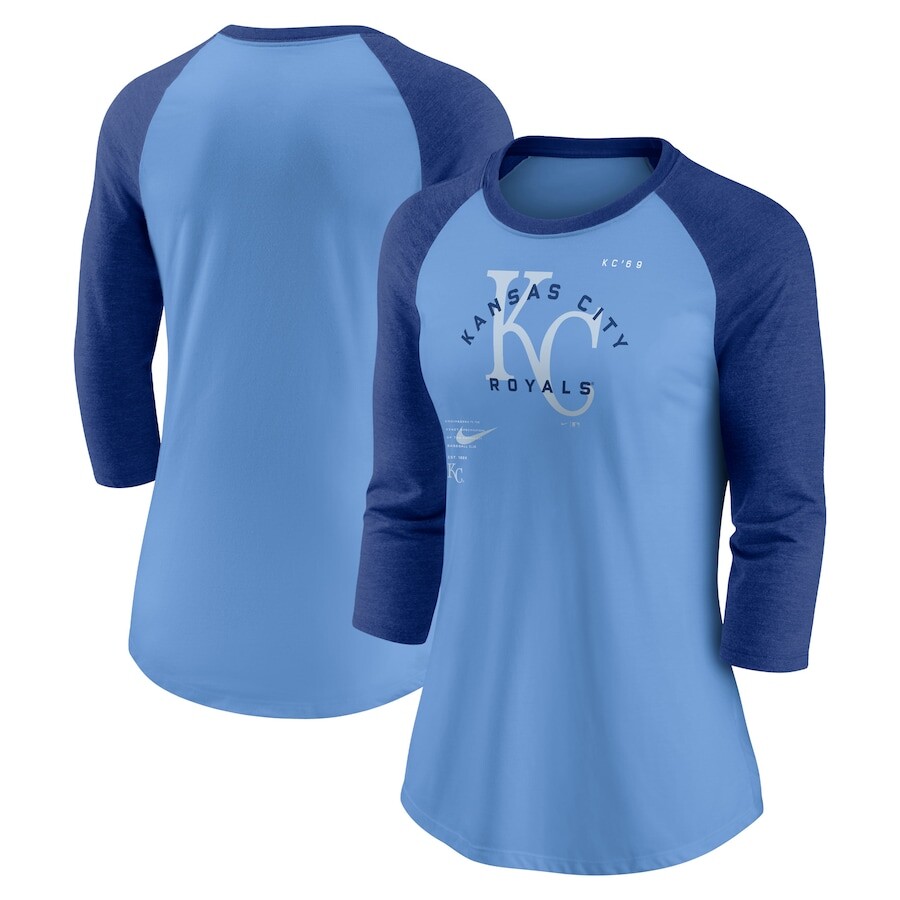 

Футболка с длинным рукавом Nike Kansas City Royals, синий