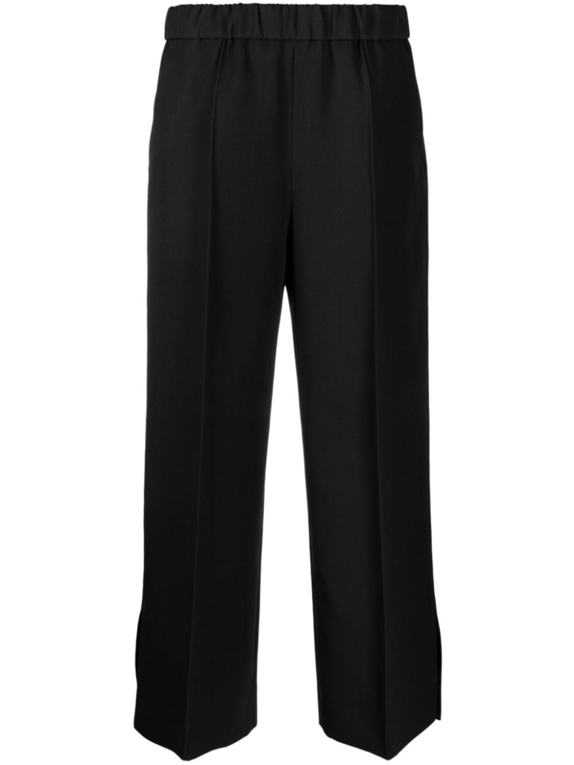 

Шерстяные брюки строгого кроя Jil Sander, черный