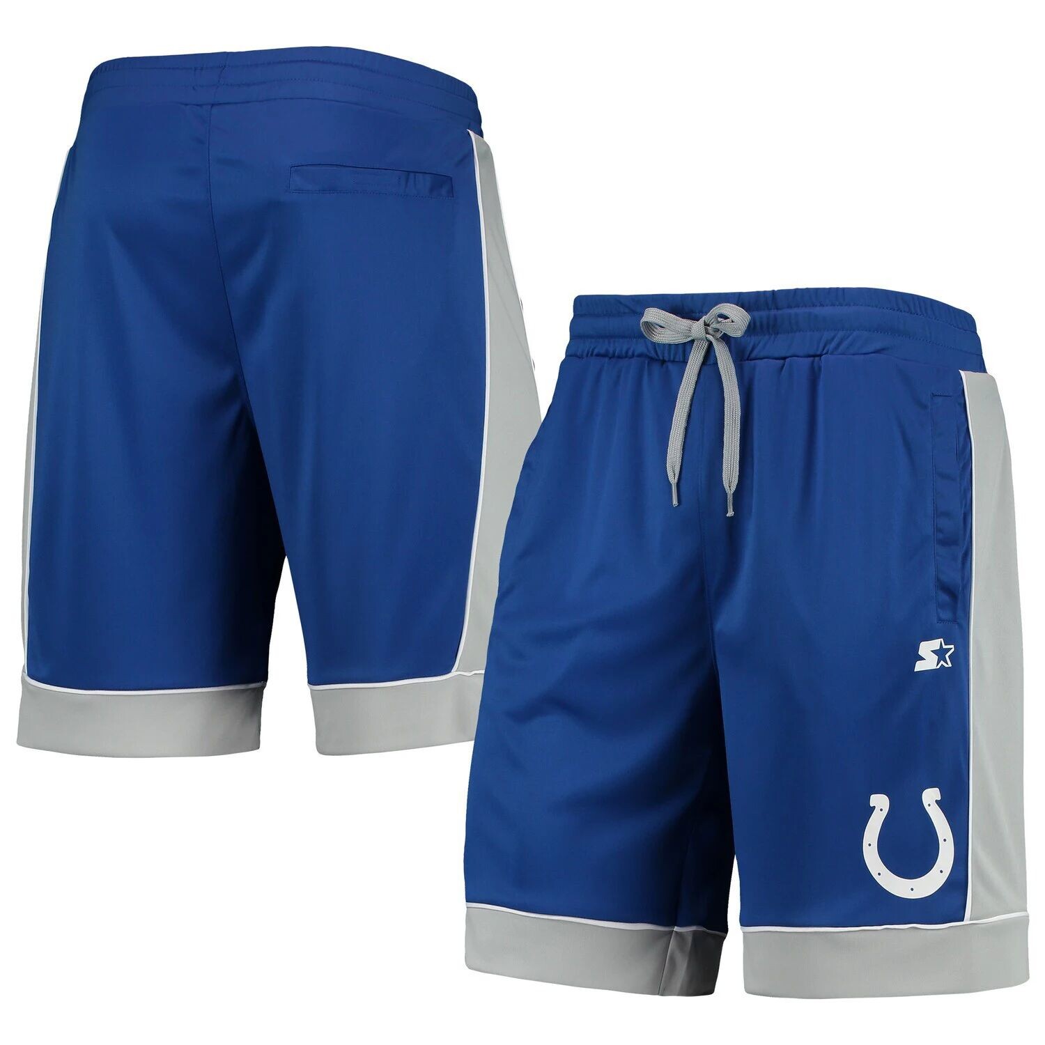 

Мужские королевские/серые модные шорты Indianapolis Colts, любимые поклонниками Starter