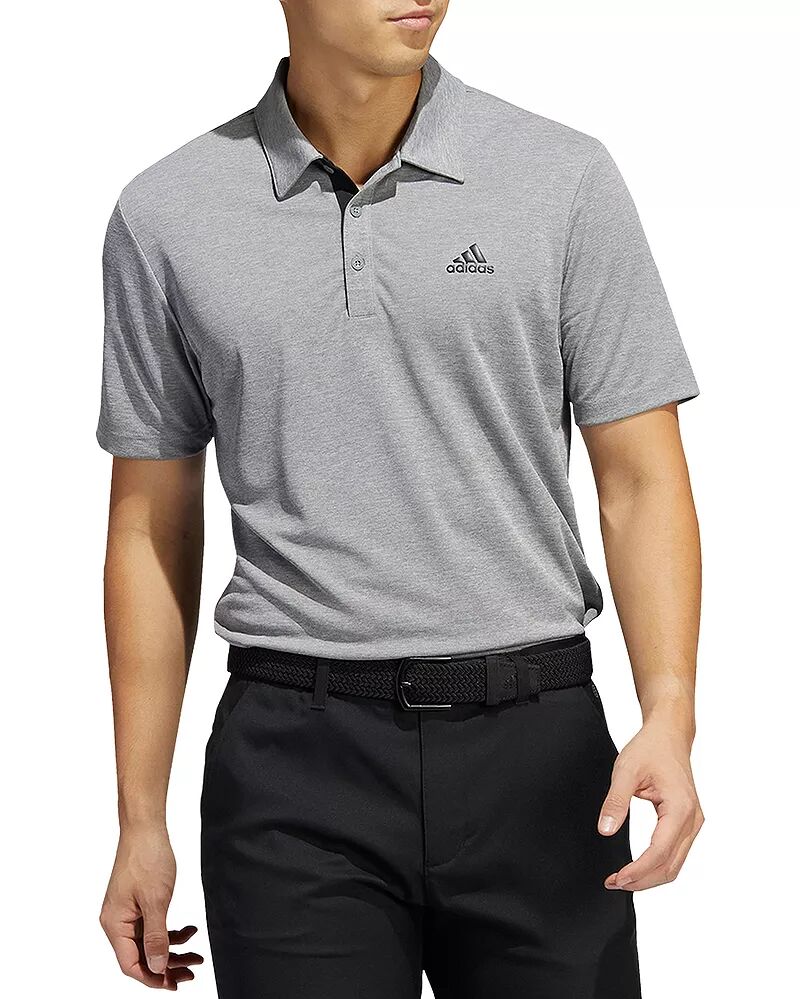 Мужская рубашка-поло Adidas Drive Heather Golf, серый