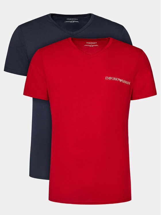 

Комплект из 2 футболок стандартного кроя Emporio Armani Underwear, мультиколор