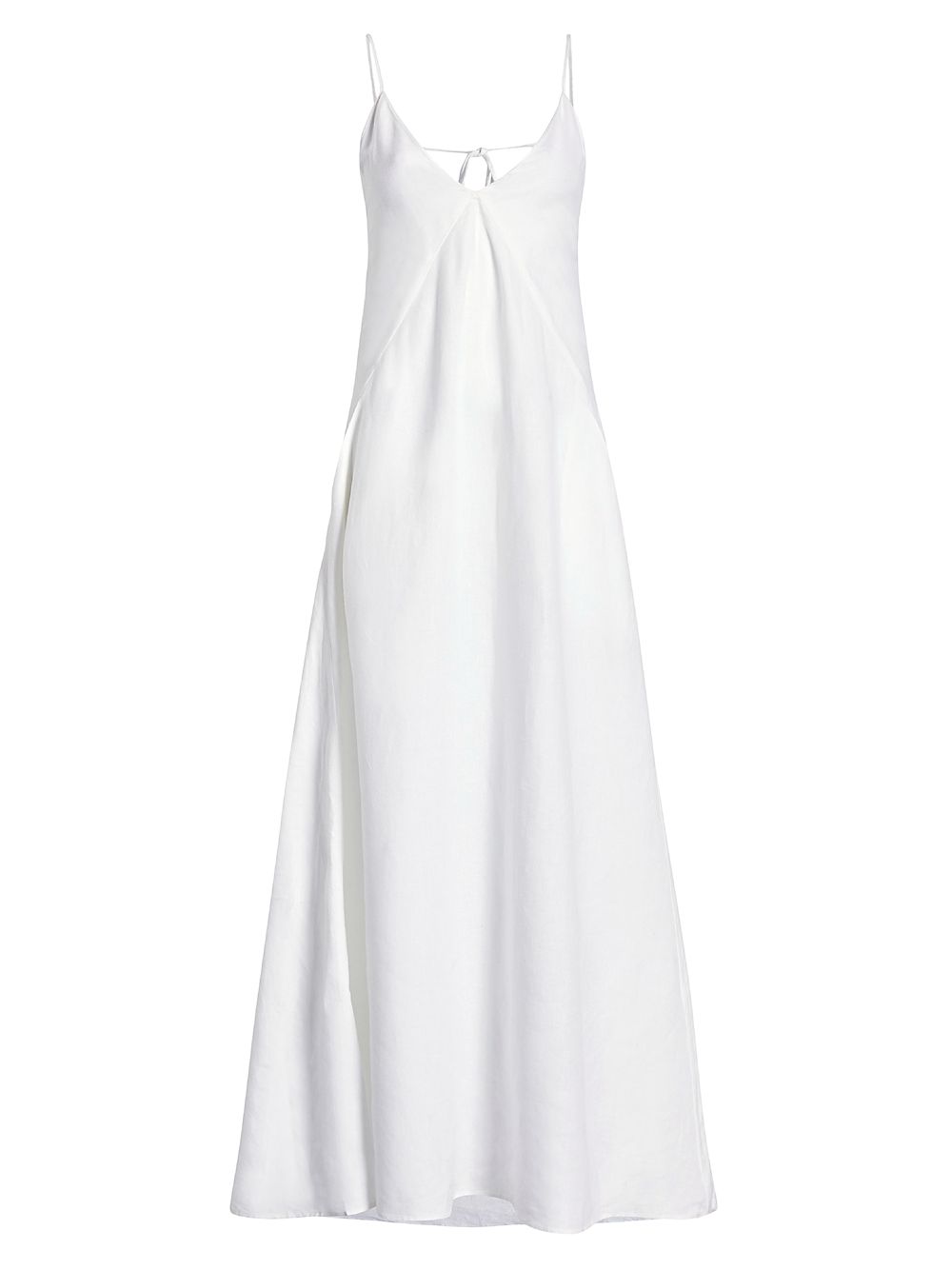 Платье-комбинация со швами Another Tomorrow, белый