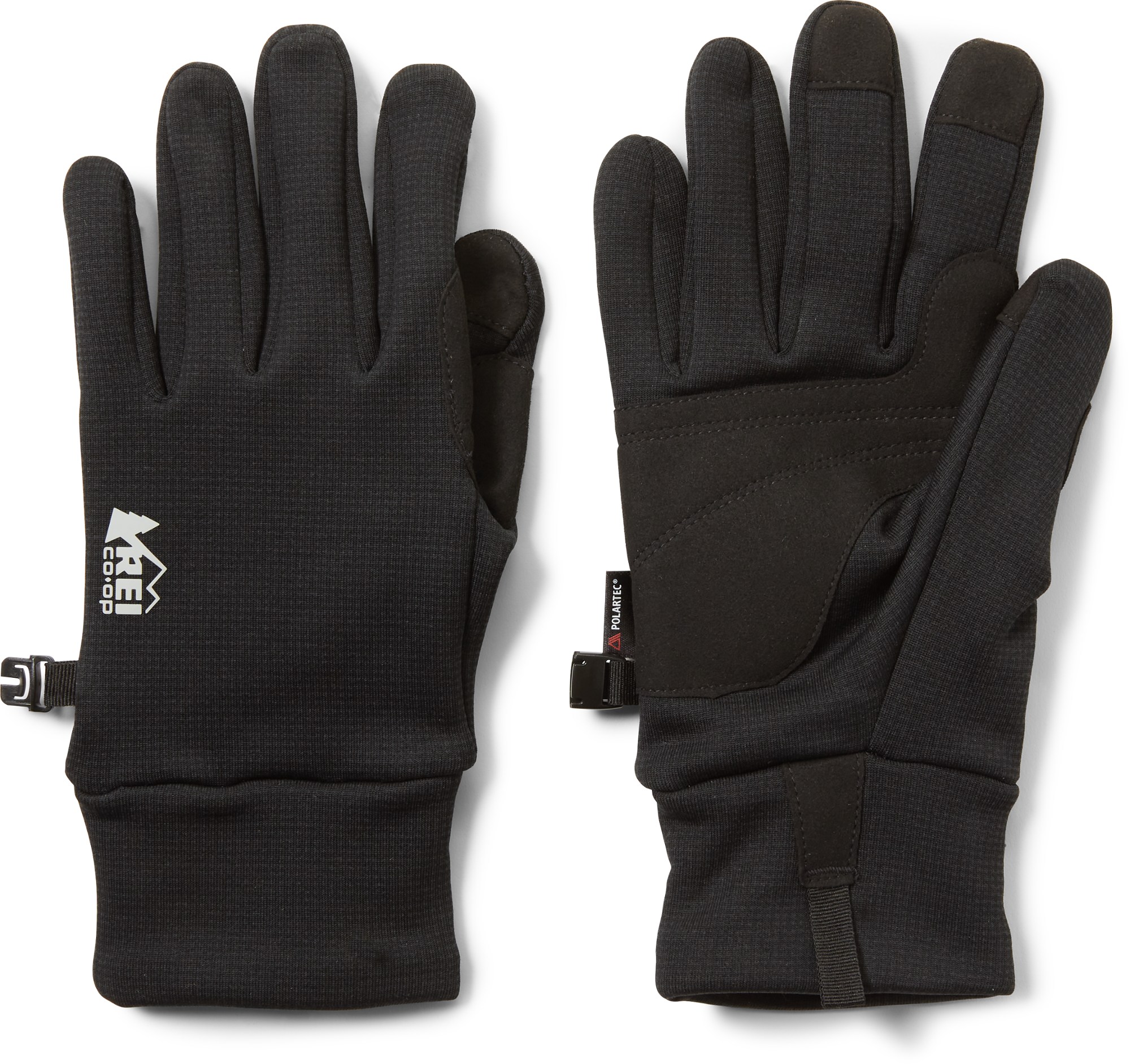 Флисовые перчатки Polartec Wind Pro 2.0 REI Co-op, черный