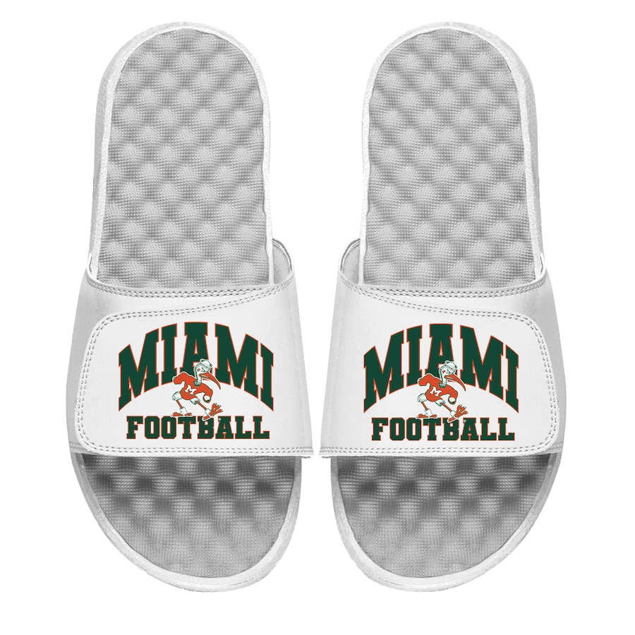 

Шлепанцы ISlide Miami Hurricanes, белый