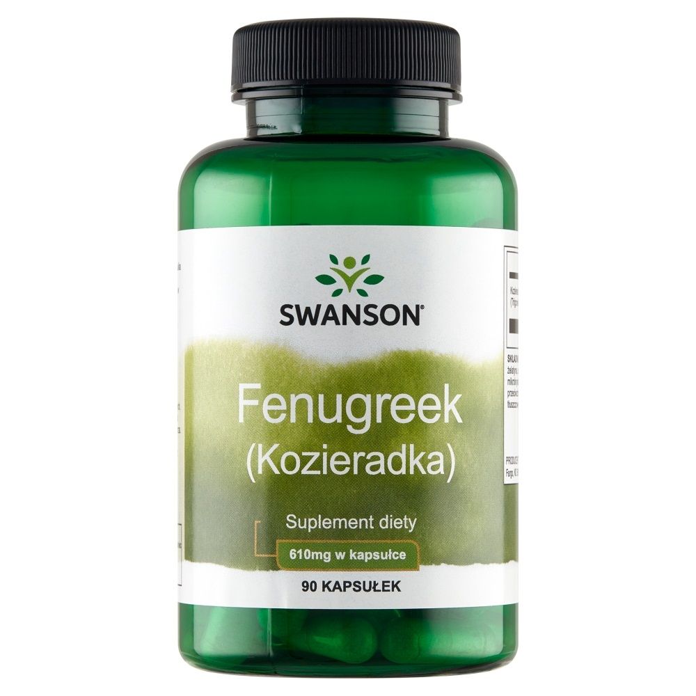 Препарат, регулирующий уровень сахара в крови Swanson Fenugreek Kozieradka 610 mg, 90 шт