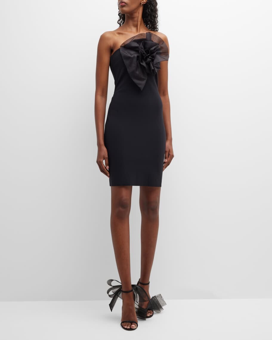 

Мини-платье Malva без бретелек с рюшами Chiara Boni La Petite Robe