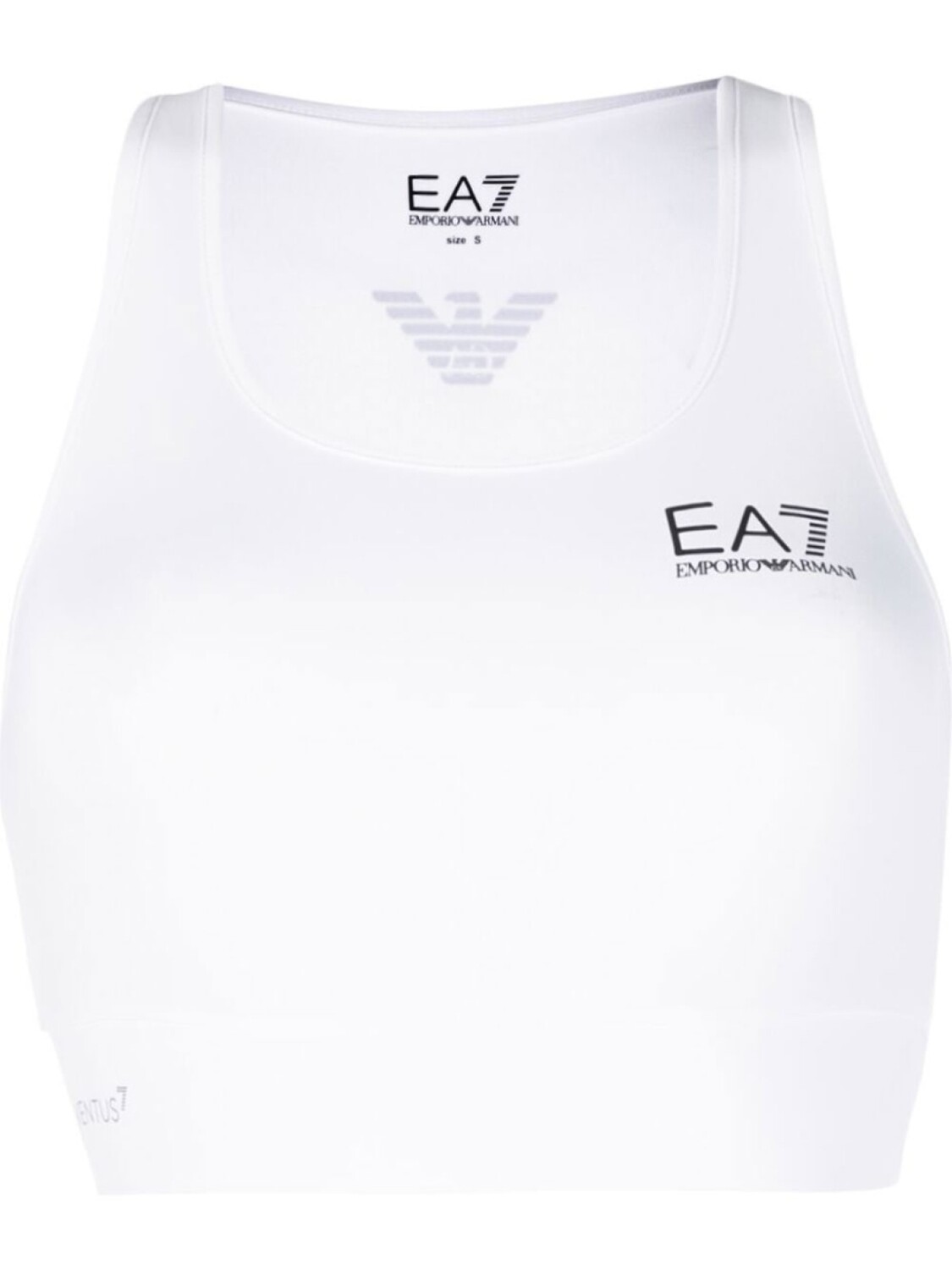 

Ea7 Emporio Armani спортивный бюстгальтер с логотипом, белый