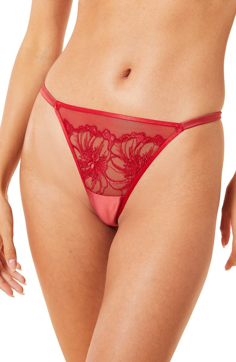

Стринги Amaryllis с вышивкой ETAM, красный