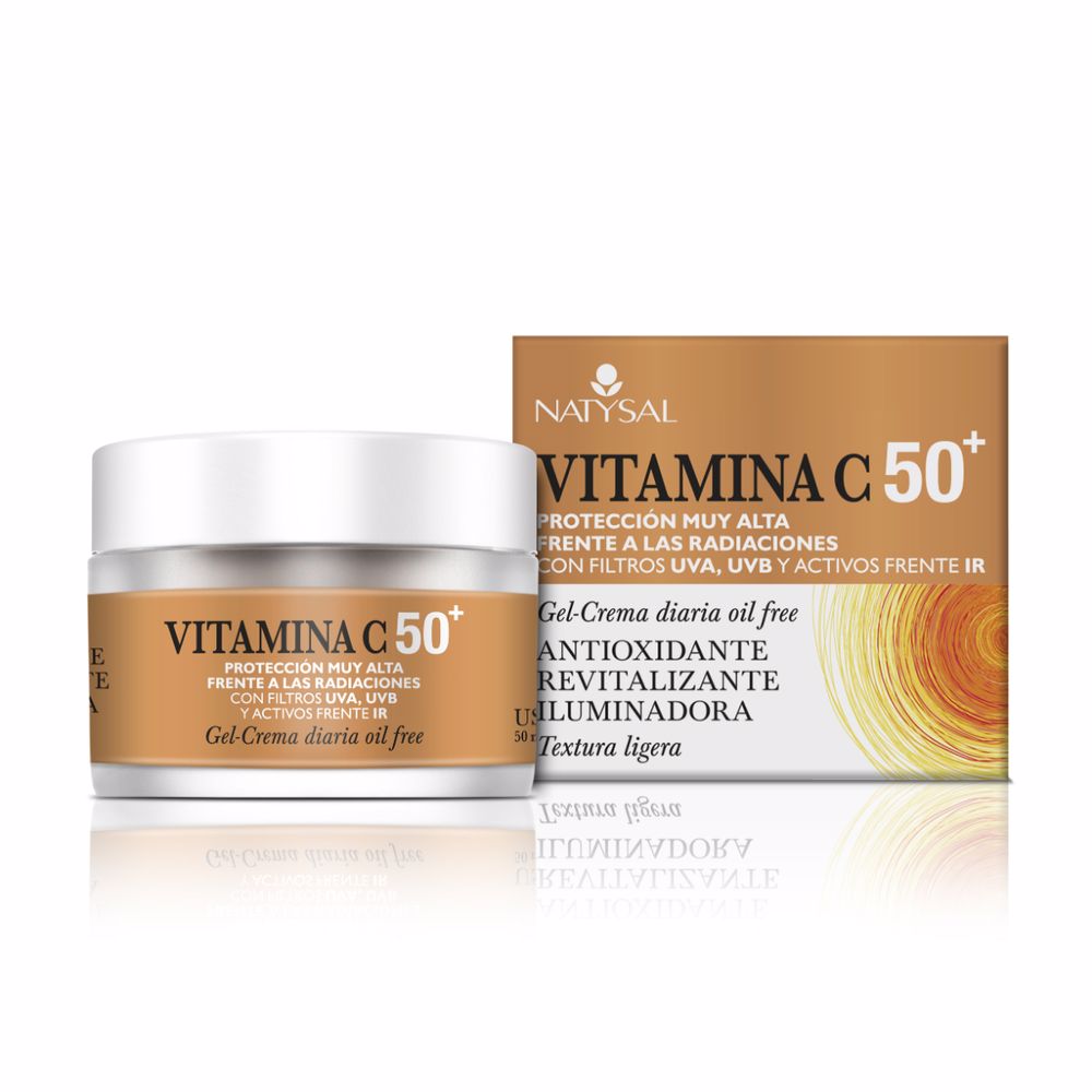 Увлажняющий крем для ухода за лицом Crema vitamina c 50 + Natysal, 50 шт цена и фото
