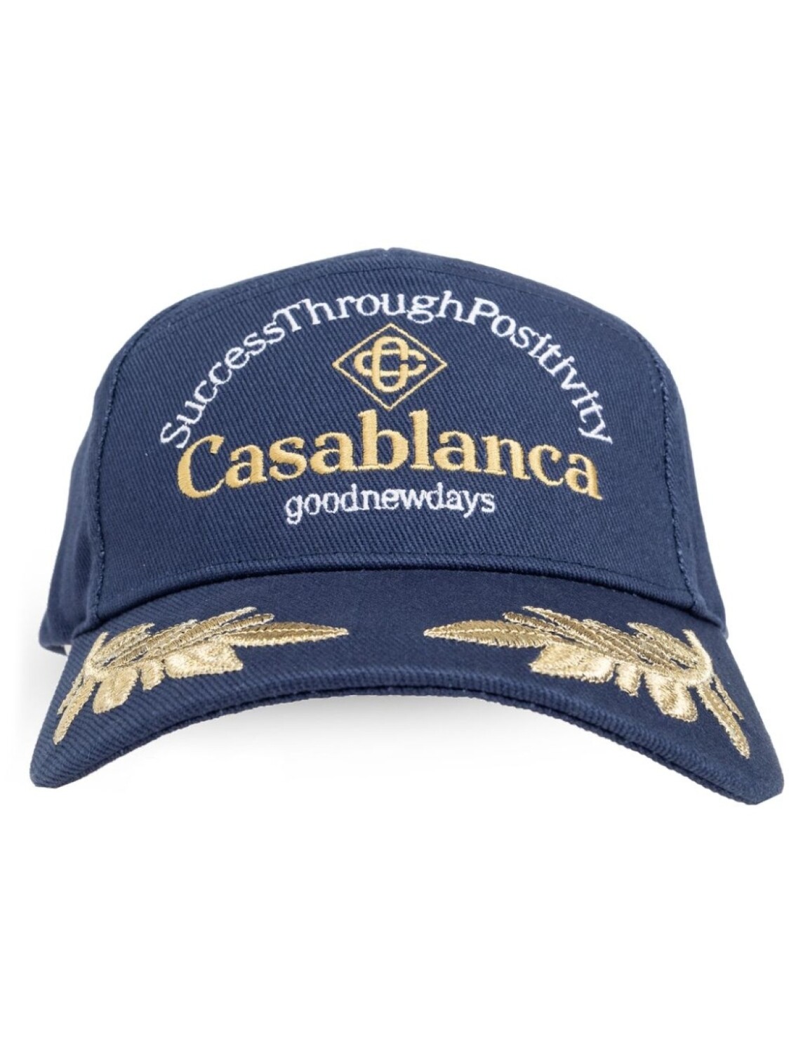 

Бейсболка с вышитым лозунгом Casablanca, синий