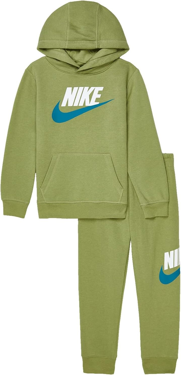 

Детский набор Nike Club HBR Pullover Joggers Set, цвет Alligator