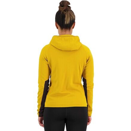 

Флисовая куртка Approach Merino Shift с капюшоном женская Mons Royale, цвет Turmeric