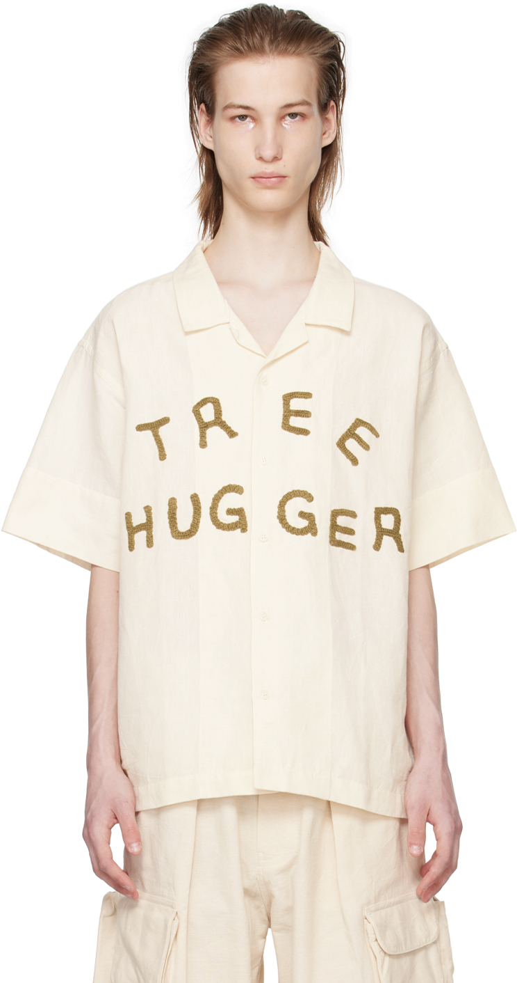 Кремового цвета Приветственная рубашка Story Mfg., цвет Ecru tree hugger