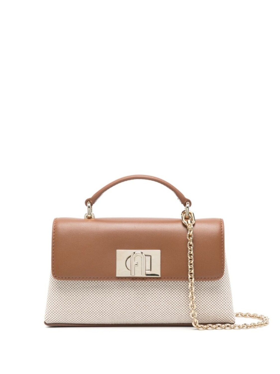 

Furla сумка-тоут Furla 1927 размера мини, коричневый