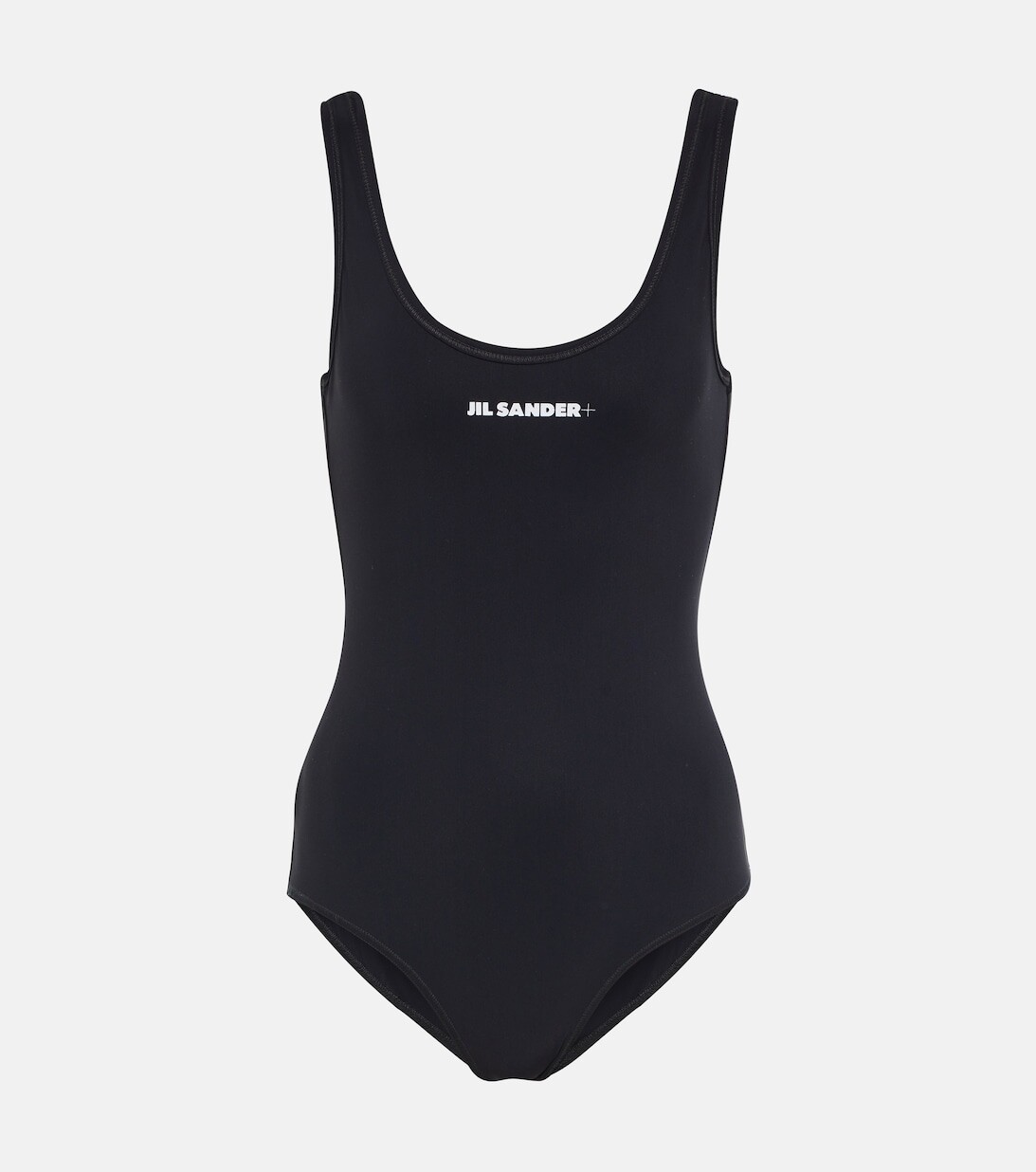 

Купальник из джерси с логотипом JIL SANDER, черный