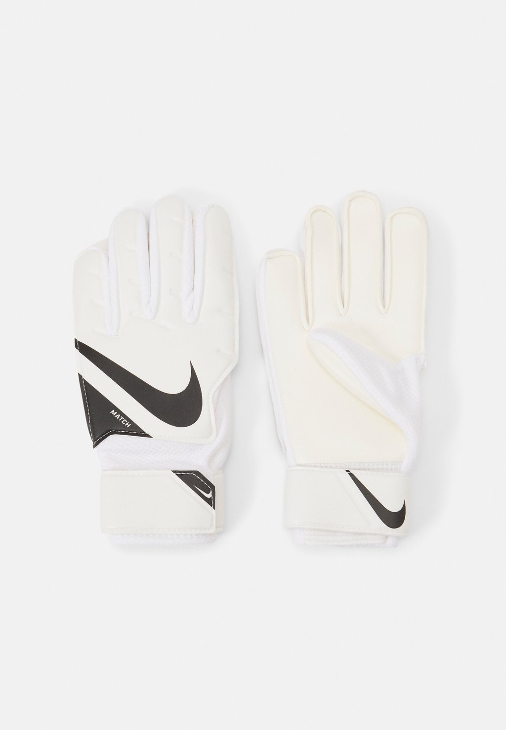 Перчатки вратарские Goalkeeper Match Unisex Nike, цвет white/black перчатки вратарские nike goalkeeper match синий размер 7