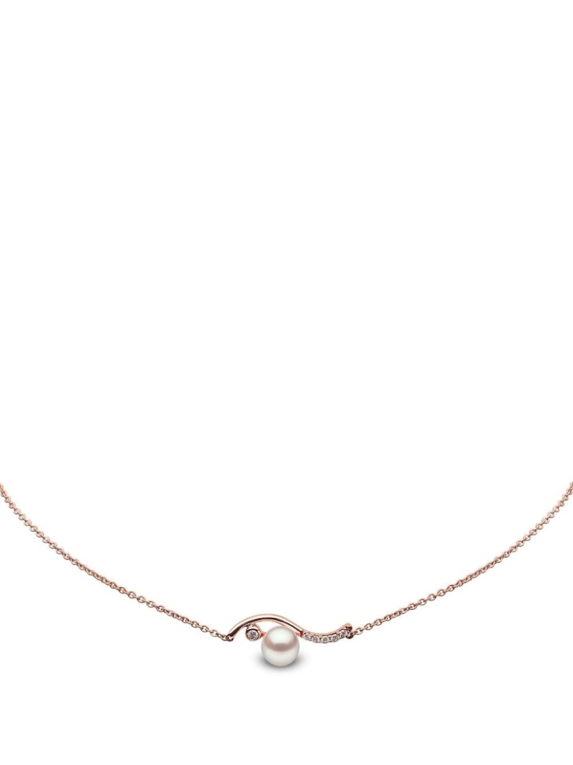 

Золотое колье Trend с жемчугом и бриллиантами Yoko London, розовый