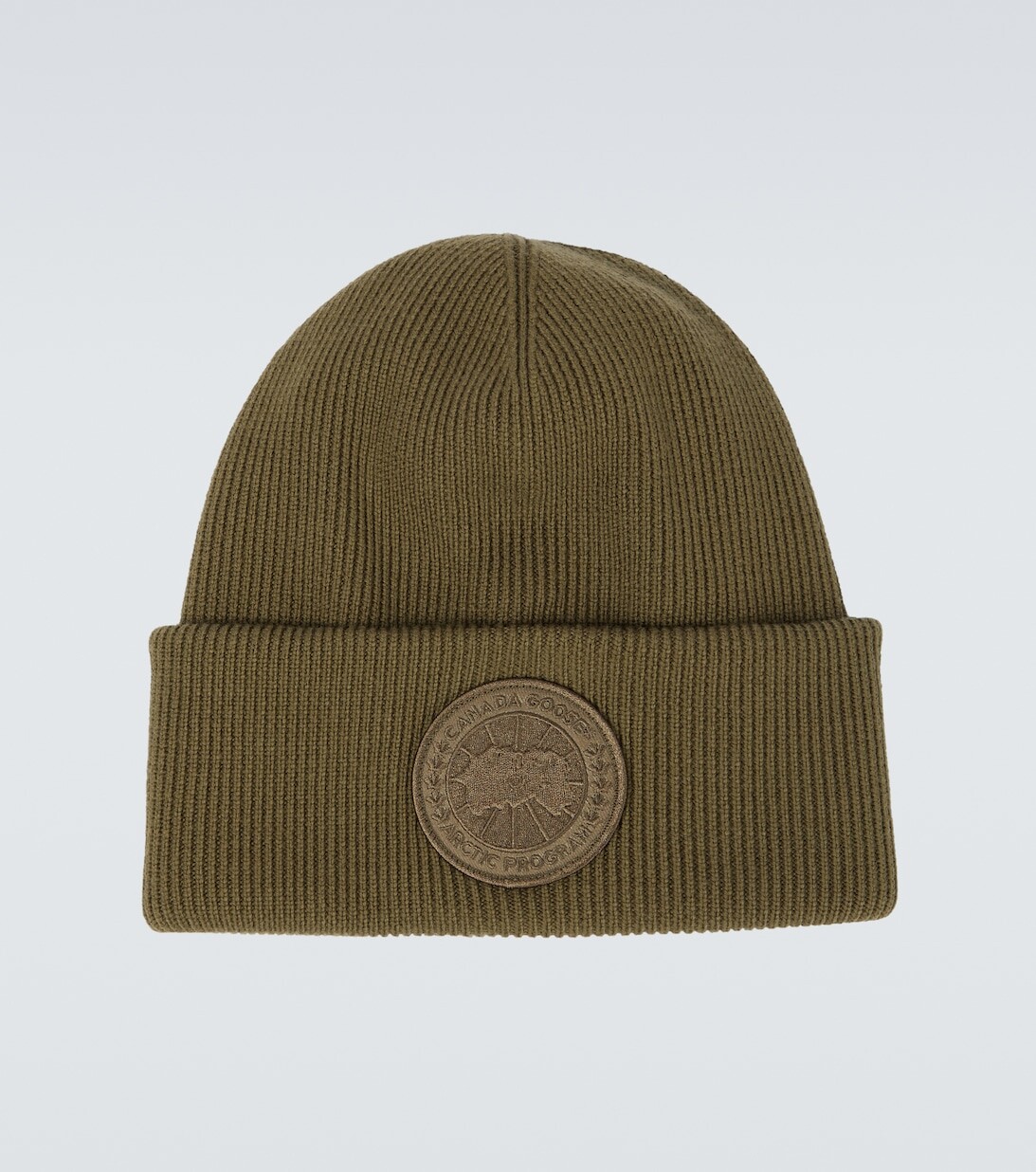 

Шапка-бини Arctic Disc Toque из шерсти Canada Goose, зеленый