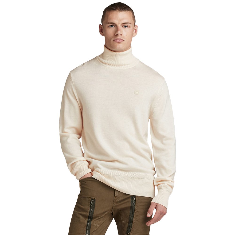 

Свитер G-Star Premium Core Turtle Neck, бежевый