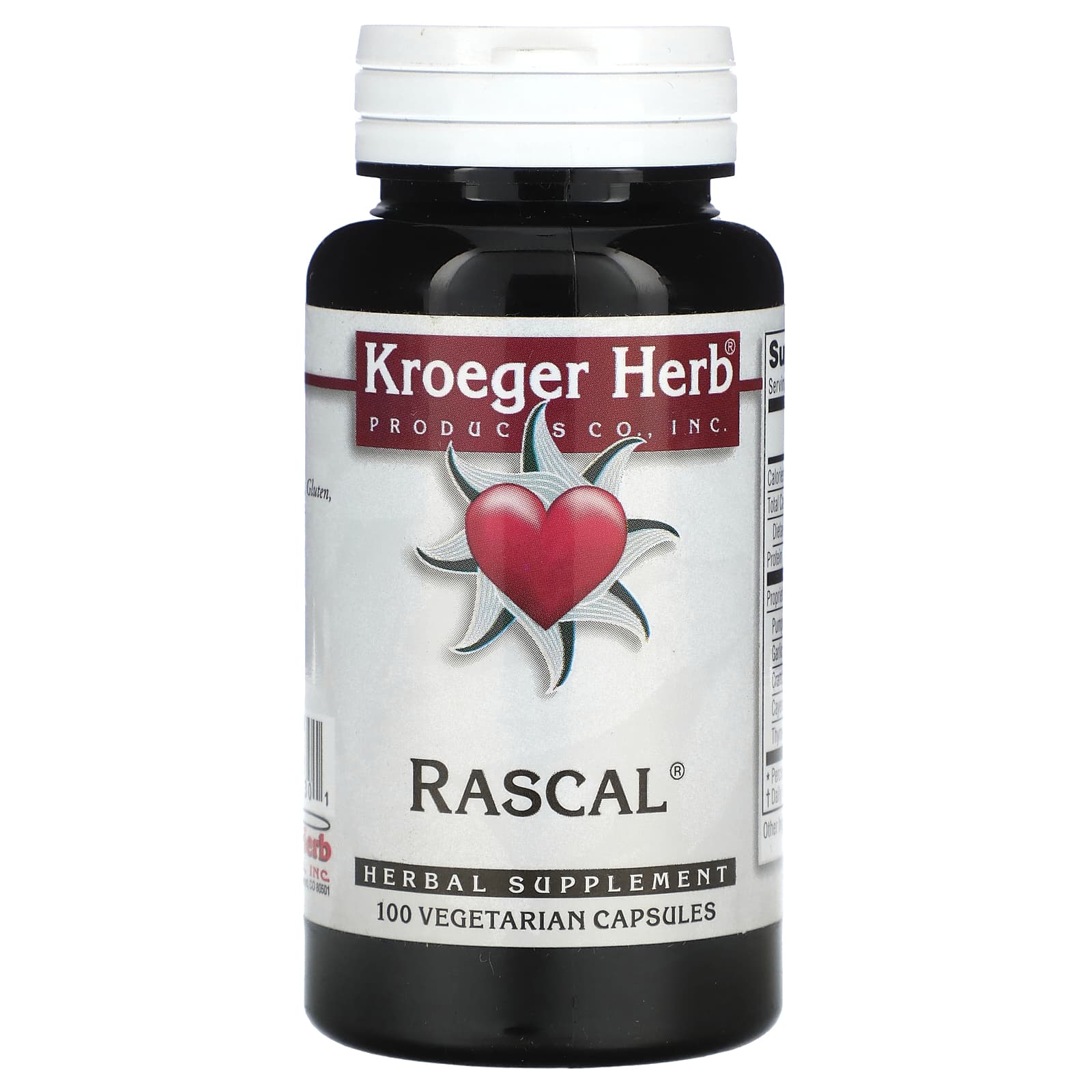 Kroeger Herb Co Негодник 100 капсул на растительной основе kroeger herb co circuflow 270 вегетарианских капсул