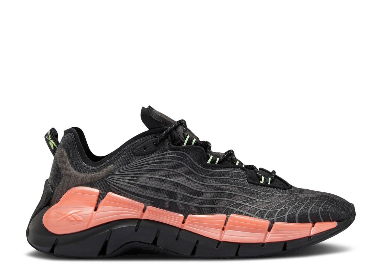 

Кроссовки Reebok Zig Kinetica 2 'Black Orange Flare', черный
