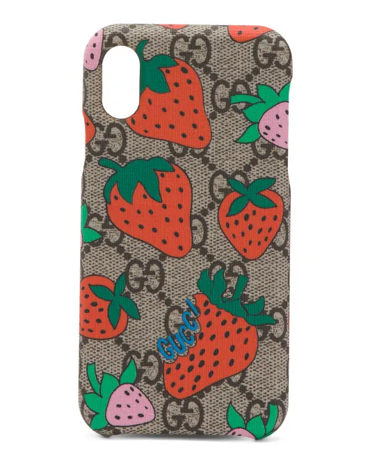 

Чехол для мобильного телефона Iphone X Xs Gucci, цвет Ebony Multi