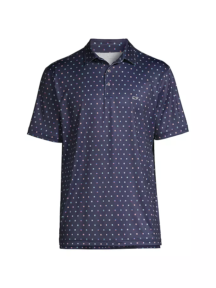 

Рубашка поло Sankaty с графическим рисунком Vineyard Vines, цвет nautical