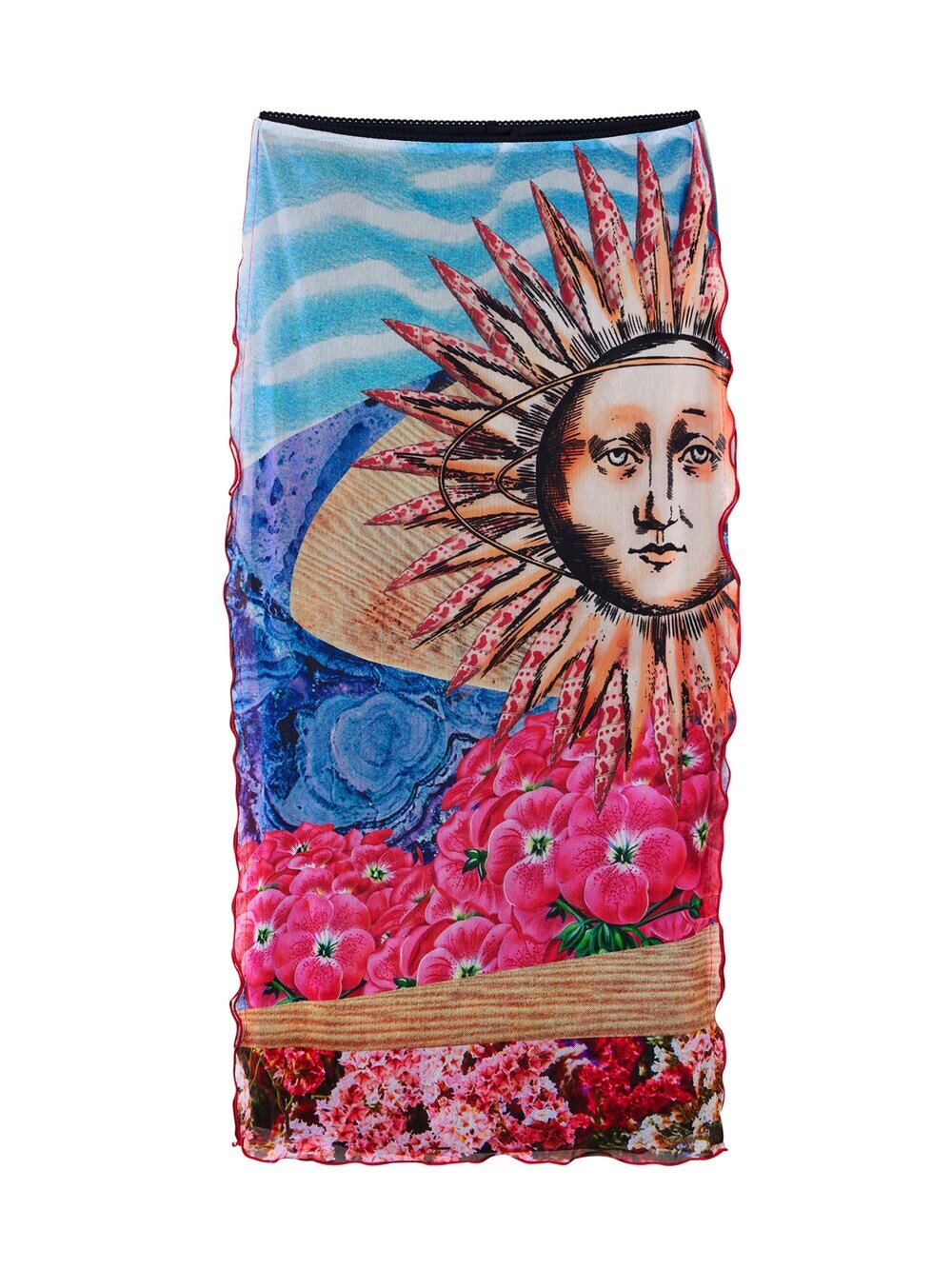 

Юбка Desigual Ania, светло-синий