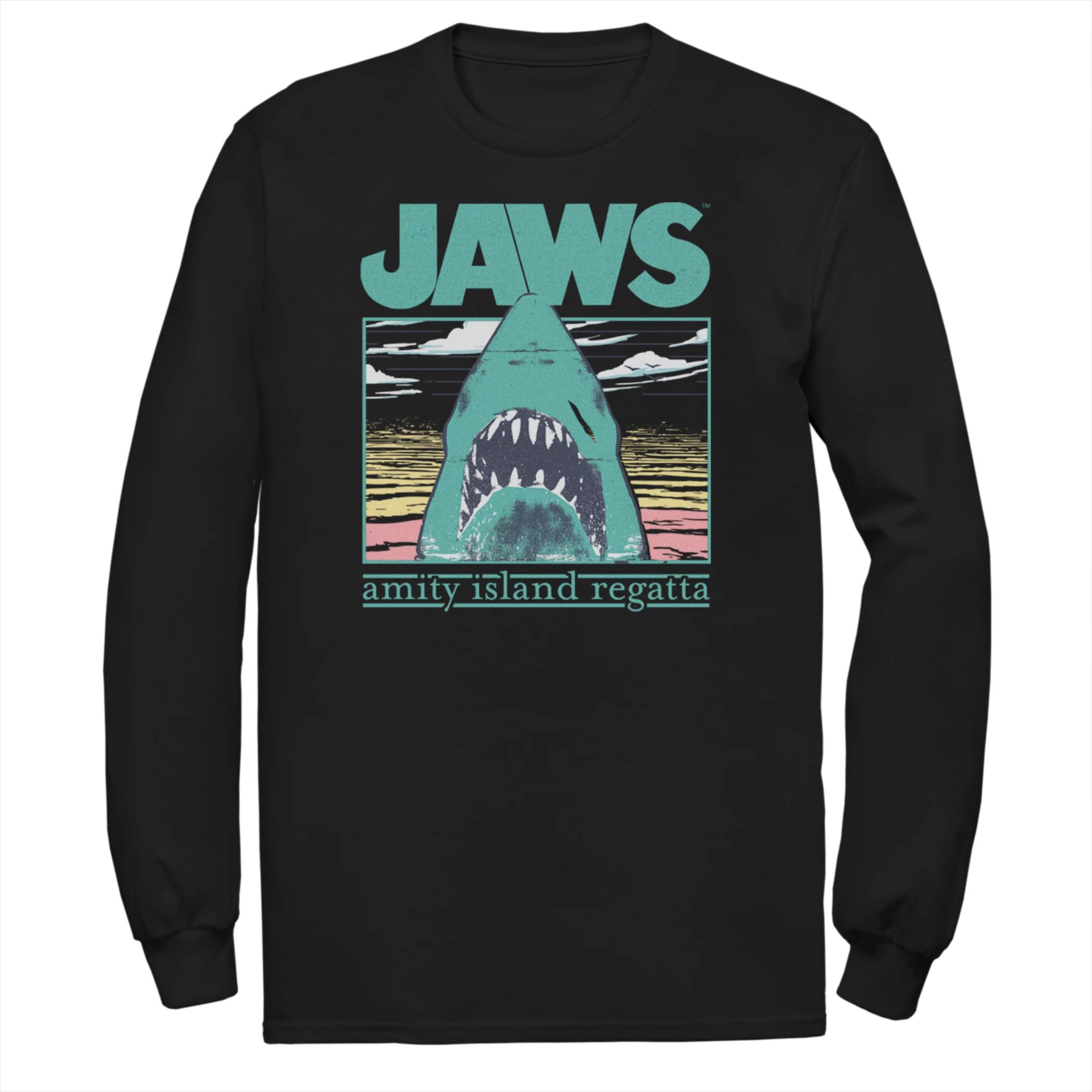 Мужская футболка с логотипом Jaws Licensed Character цена и фото