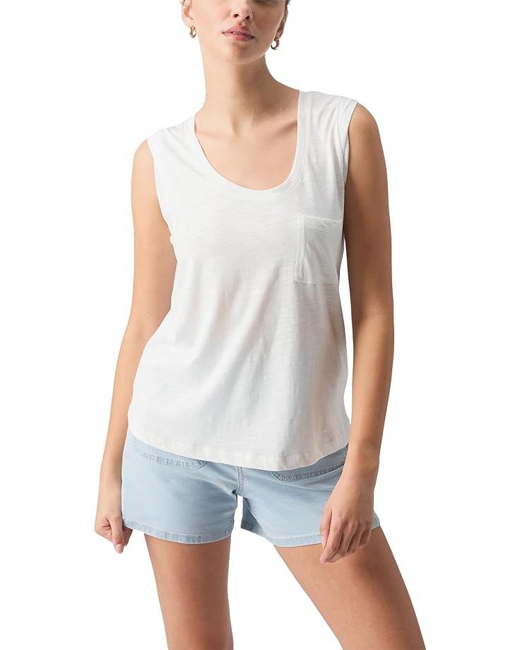 

Футболка Sanctuary Traveler Twist Sleeve, белый