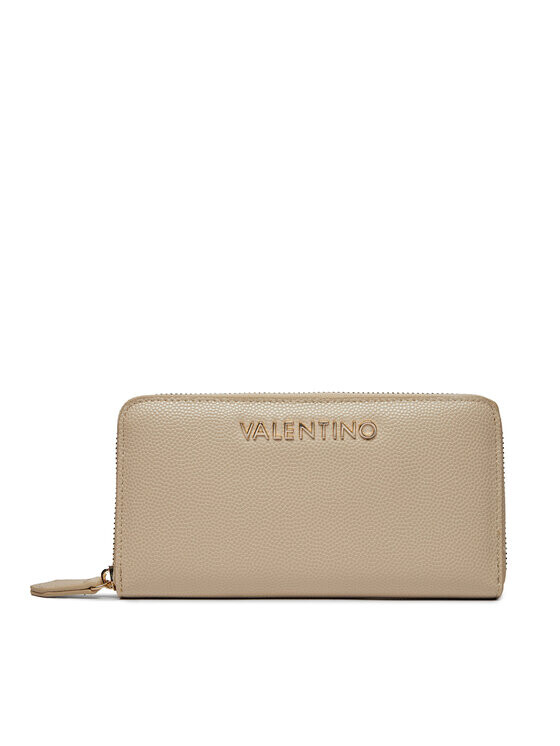 

Большой женский кошелек Valentino, бежевый